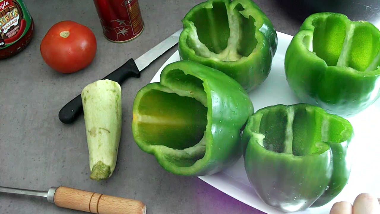 poivrons farcis a la viande haché