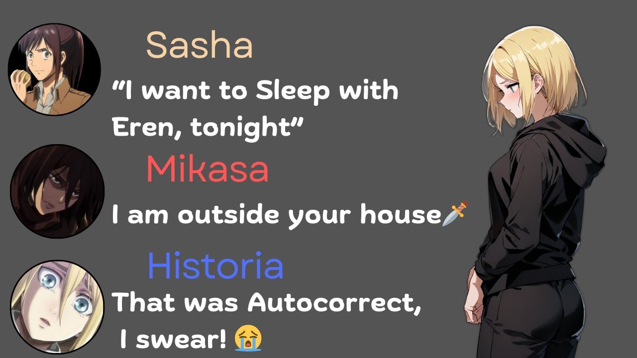 AOT Group Chat Gets DESTROYED by Autocorrect! | Discord