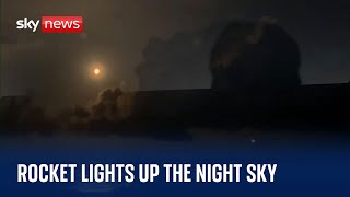 SpaceX: Falcon 9 launch lights up Florida's night sky