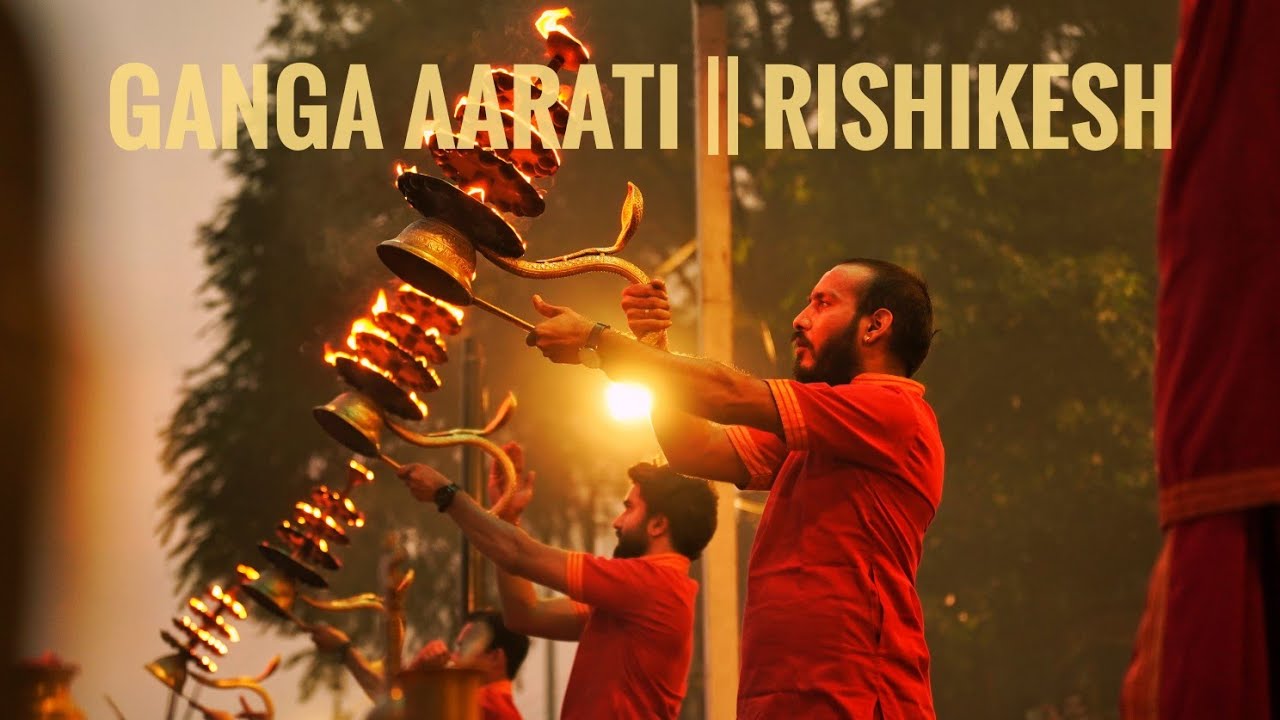 Experience the Divine Mesmerizing Ganga Aarti in Rishikesh || A cinematic movie 4K | Shatrughan Ghat
