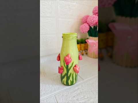 DIY Bottle Art #shorts #diy #bottle #youtubeshorts #diyshorts