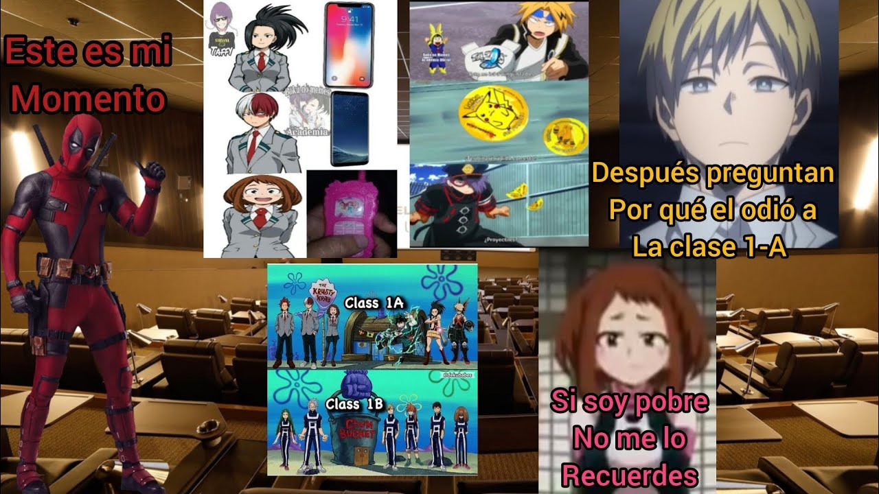 Boku no Hero viendo universos Memes capitulo especial