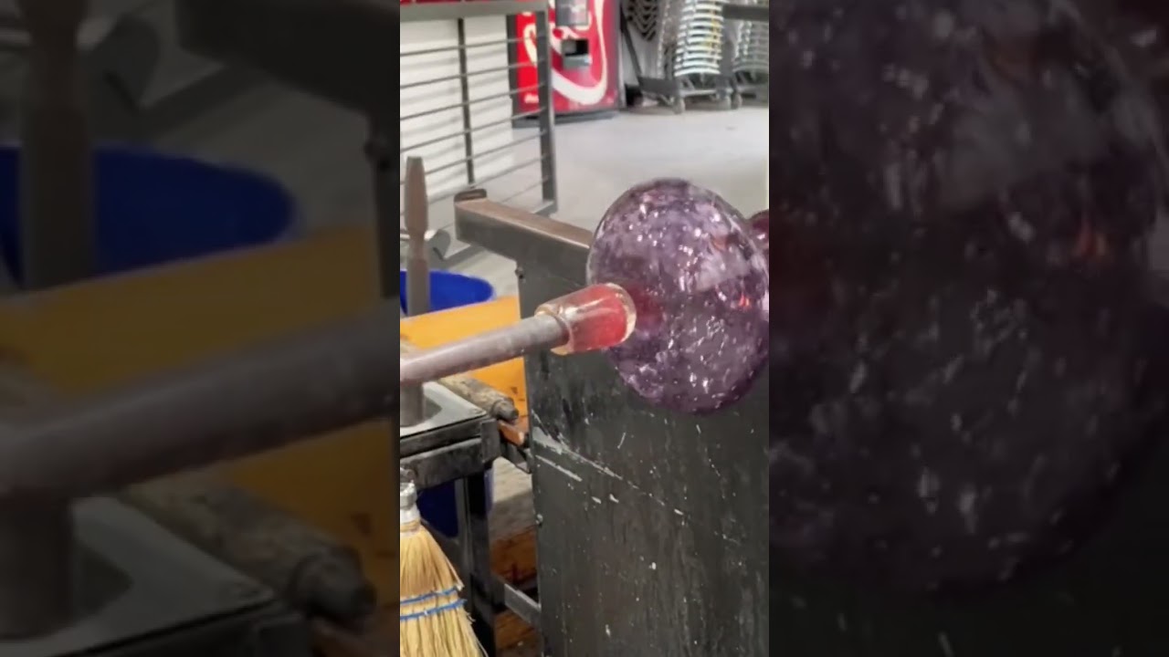 Watch the fire turn sand into magic! 🫧🔥