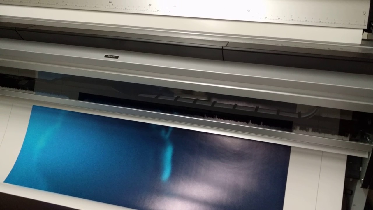 Epson 11880 printing - YouTube