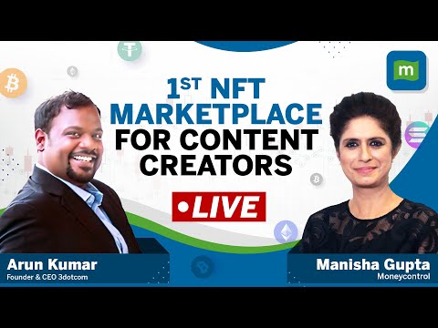 India's 1st NFT Marketplace For Content Creators | Blockchain Company 3DOT Corp CEO | Crypto Live