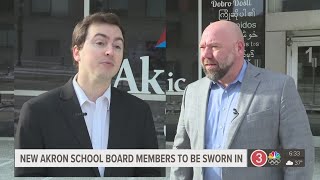 Akron School Board Swears In 3 New Members As District Looks To Stabilize Leadership