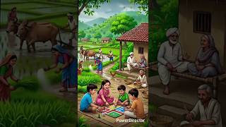 #rainy village life#villagelife #ghiblistyle #indianvillage #relaxingvideo #
