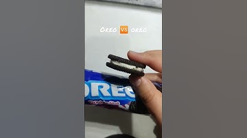 OREO: Double stuf VS Double creme #ComparingGame #Gidellie