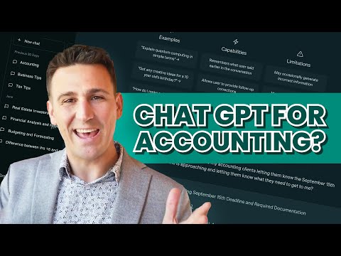 The Ultimate Chat GPT Guide For Accountants · a ChatGPT for accountants video walkthrough from Dream Firms