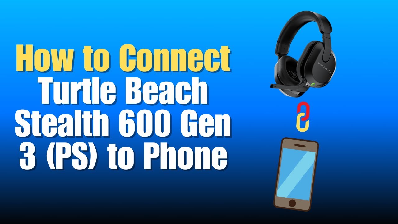 How to Connect Turtle Beach Stealth 600 Gen 3 (PS) to Phone - YouTube