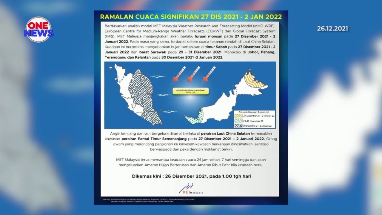46 lokasi tanah runtuh di Selangor dan Kuala Lumpur - OneNews