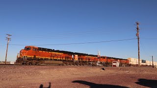 BNSF Compilation 213 Various locations Lots of Action and Trains Manifest Double Stacks