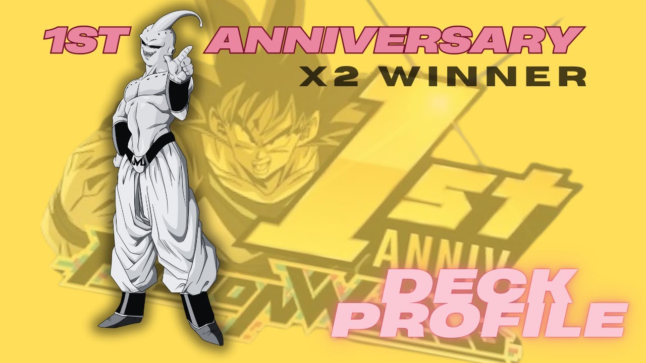 DRAGON BALL SUPER FUSION WORLD 1ST ANNIVERSARY DOUBLE CHAMP DECK PROFILE!