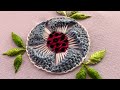 The most fabulous embroidery design| hand embroidery design| embroidery tutorial