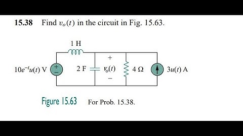 Find in the circuit in Fig. 15.63