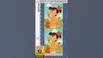 Find the Differences | #brainburst 28 | #shorts #ytshorts #trending #spotthedifference
