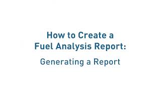How to Create a Fuel Analysis Report | FleetUp