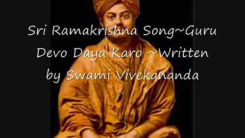 Ramakrishna paramahamsa Peaceful song by Swami vivekananda