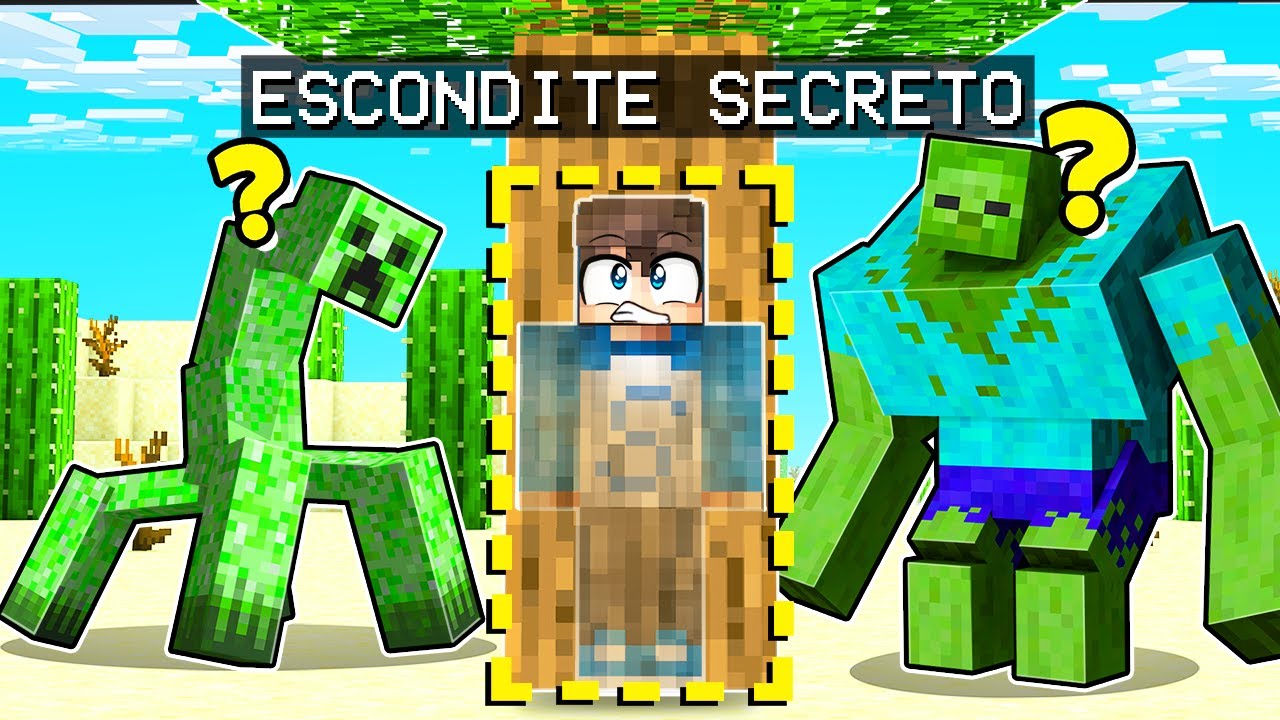¡Nos ESCONDEMOS pero LOS MUTANTES CAZADORES en MINECRAFT 😱😈 ESCONDITE CON MIKECRACK RAPTOR Y SILVIO