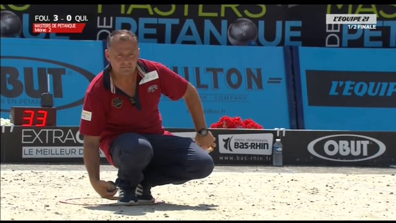 Miniature : Masters pétanque 2016 3ème étape Illkirch graffenstaden 1ère demi Finale