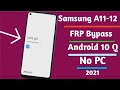 Samsung A11 Frp Unlock/Bypass Google Account Lock October 2020