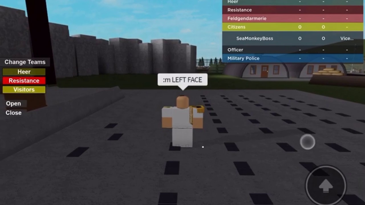 ROBLOX Tutorial  **Military Faces and Formation** 