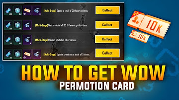 How to Get Free Wow Coins | How To Get Free Permotion Card Wow | Wow Permotion Card Missions