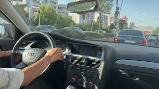 ARABA SÜRÜŞÜ AUDİ A4 QUATTRO 2.0 TDI / POV TEST / OTOYOL SÜRÜŞÜ #asmr