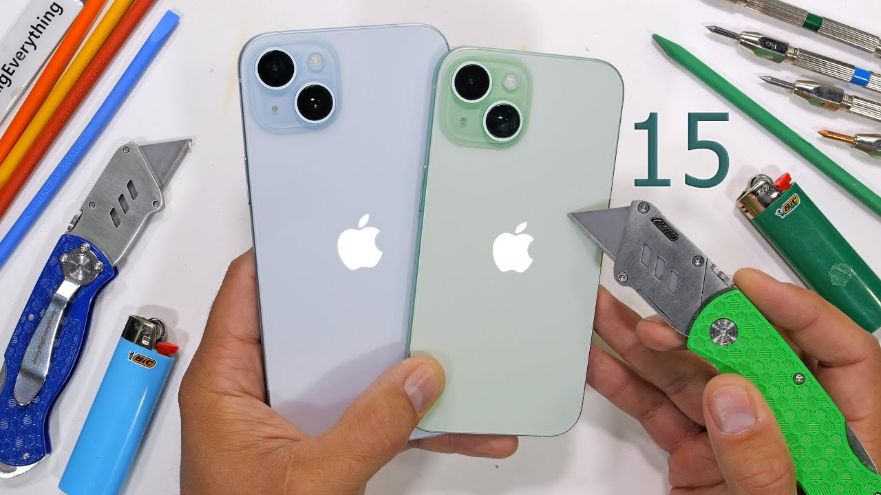 iPhone 15 and 15 Plus Durability Test Shows How Aluminum Still is a Smart  Choice Despite Titanium Being an Exotic Choice