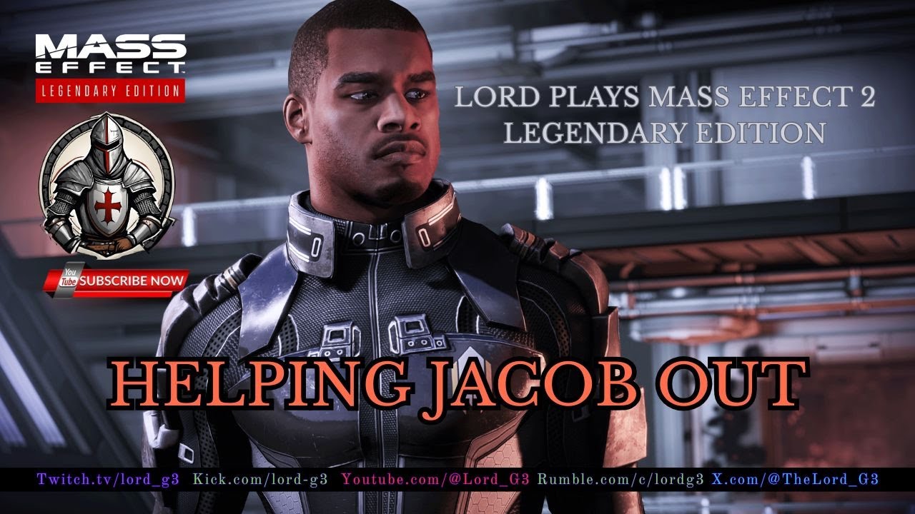 ME 2 Jacobs Quest | Lord Plays Mass Effect Legendary Edition - YouTube