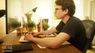 8-HOUR | Study With Me LIVE | Deep work, Three breaks