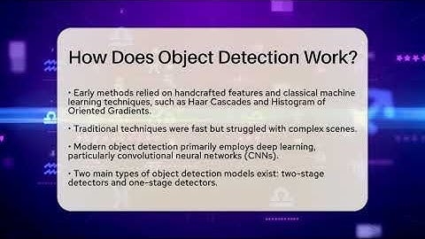 How Does Object Detection Work? - Talking Tech Trends