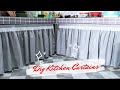 How to Make Kitchen Curtains | Cara Membuat Gorden Kolong Dapur #gordendapur