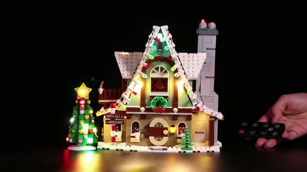 BrickBling Light Kit For LEGO Elf Club House 10275 RC Version