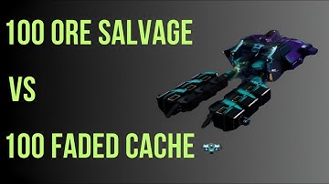 100 ORE green salvage packages VS 100 ORE faded cache, Yoiul Lad hunting, Winter Nexus 2025
