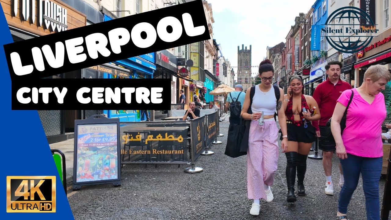 Liverpool City Walk 2025 | Shopping, Dining & Street Life in 4K 🇬🇧