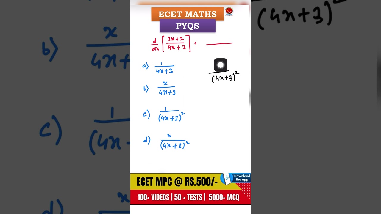 ECET 2025 Maths Guide | How to Score High & Get the Best Rank! 🚀 | Q-214 Explained