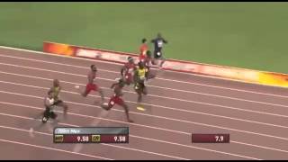 Usain Bolt Beats Justin Gatlin In A Close 100m Race At Beijing IAAF World championships 2015   9 79