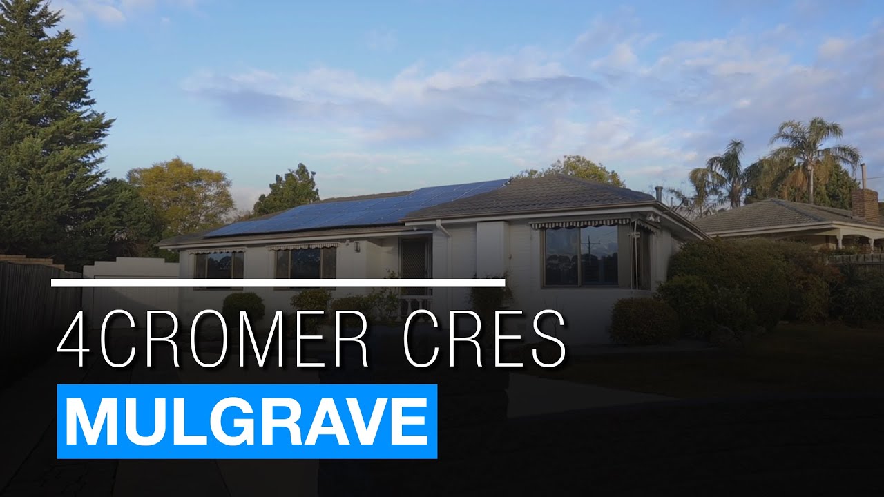 Property Video - 4 Cromer Cres Mulgrave - with Raymond Indrawan