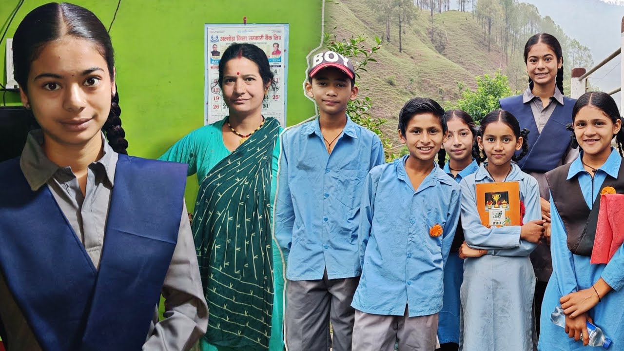 बच्चों के स्कूल का आखिरी दिन 😍 !! Summer Vacation 🥳 || pahadi lifestyle vlogs || daily vlogs