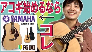 【初心者向け🔰】コスパ最強！めちゃめちゃ売れてるアコギの解説します！ ヤマハ  F600【YAMAHAアコースティックギター】