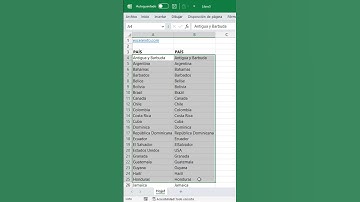 Comparar 2 listas en Excel #shorts