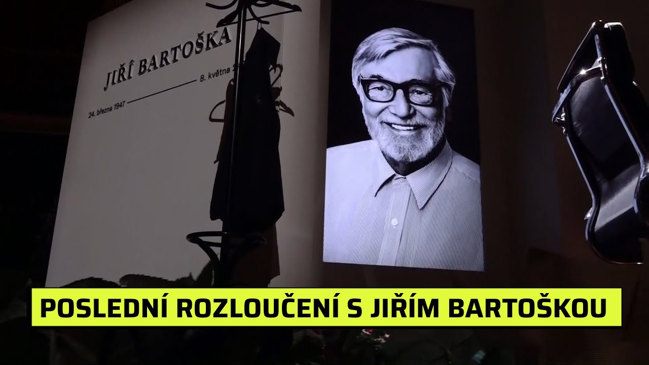 Česko se rozloučilo s Jiřím Bartoškou. Podívejte se na stěžejní okamžiky posledního sbohem
