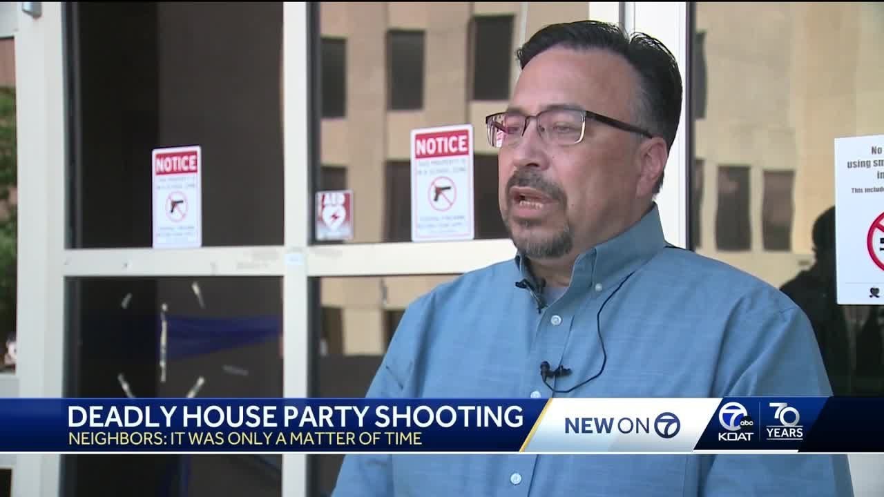 Neighbors recount deadly house party shooting - YouTube