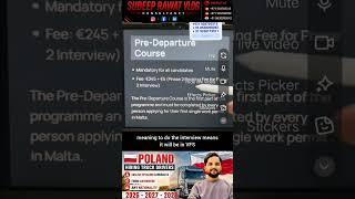 All about PRE-DEPARTURE