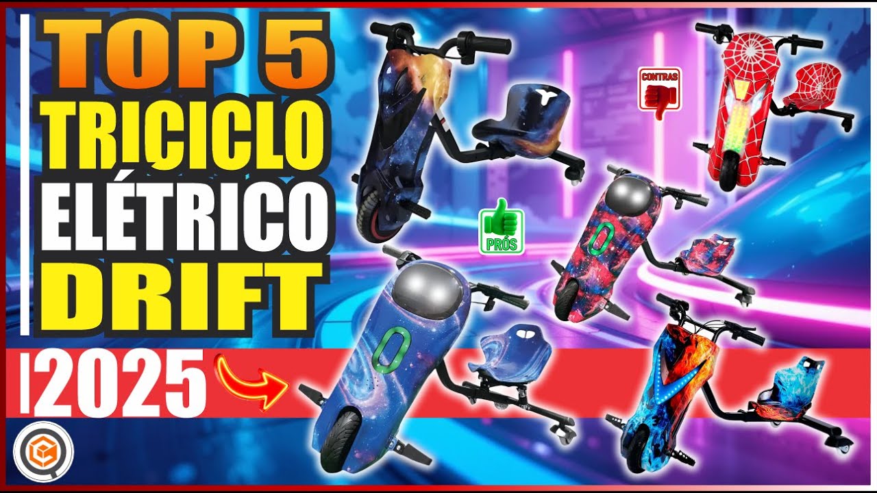 Triciclo Elétrico Infantil: Top 5 Drift 2025 (vale a pena?)