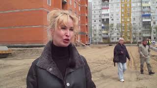 Строительство жилого здания в Комсомольске проинспектировала министр ЖКХ Анжелика Миронова