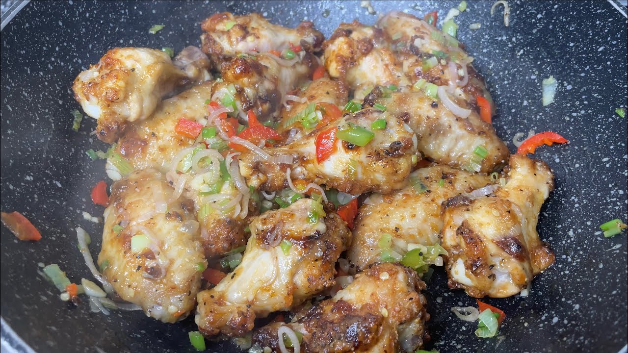 THE BEST….Salt ‘n’ Pepper Chicken Wings (AIRFRY STYLE) ShiaStyle