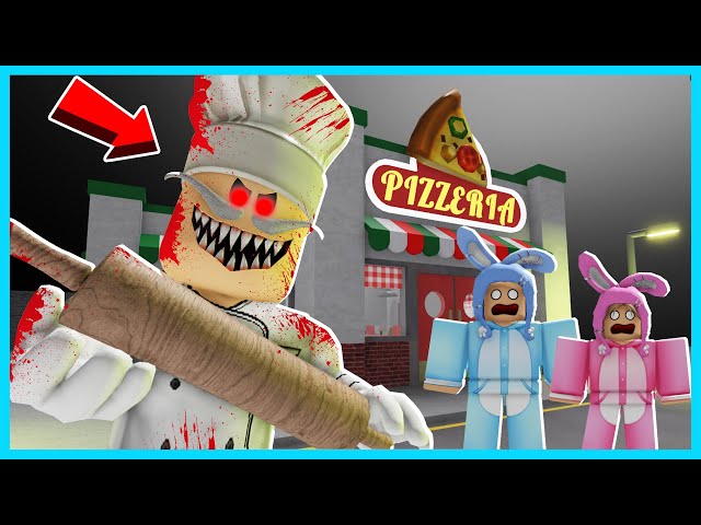 MIPAN & ZUZUZU Terjebak Di Toko Pizza Bersama Chef Psikopat! MAU DI JADIIN PIZZA! - Roblox class=