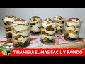 Tiramisú Fácil en Vasitos (Postre Cremoso con Sabor a Café). Sin huevos. Sin Gelatina / MONO 1981